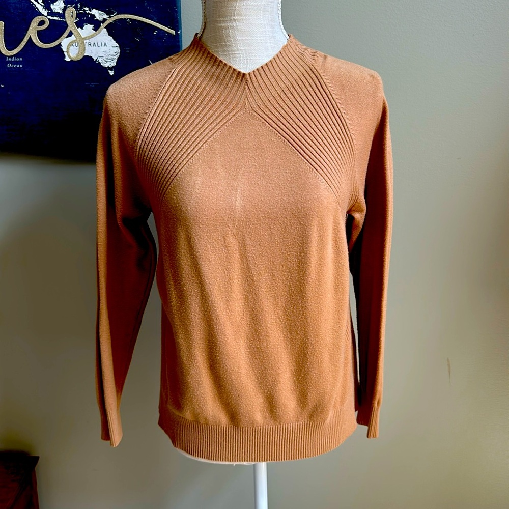 Office tan sweater